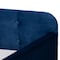 Baxton Studio Jona Blue Velvet and Button Tufted Twin Size Daybed with Trundle 169-10844 - alternate 10